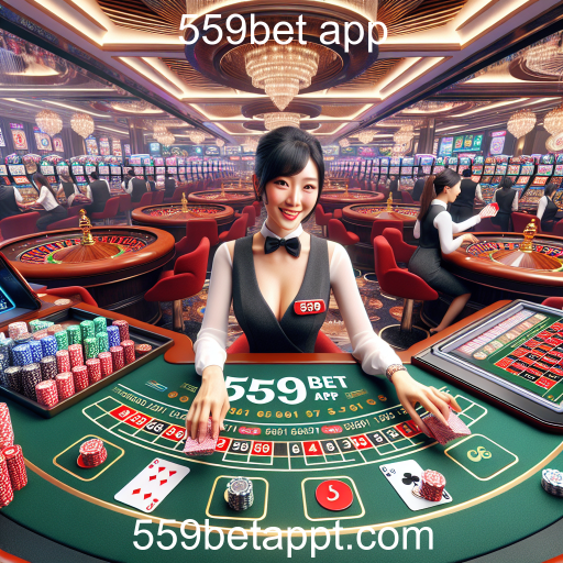Descubra a Emoção do Live Casino no 559bet App